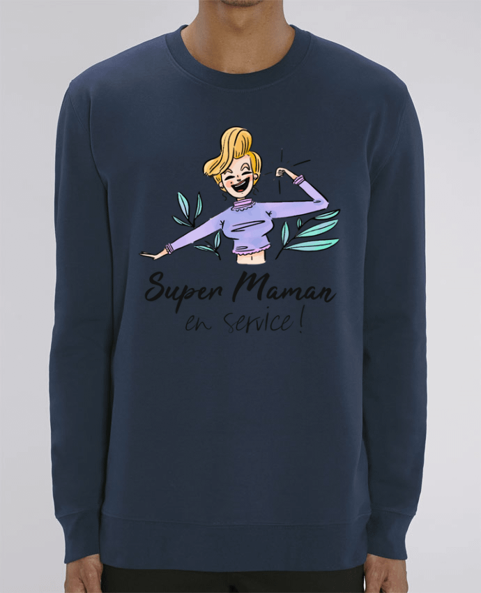 Sweat-shirt Super Maman en service Par ShoppingDLN