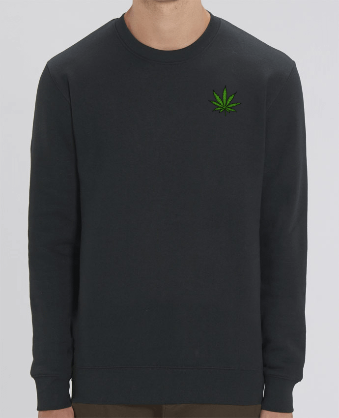 Unisex Crew Neck Sweatshirt 350G/M² Changer Cannabis Par Nick cocozza