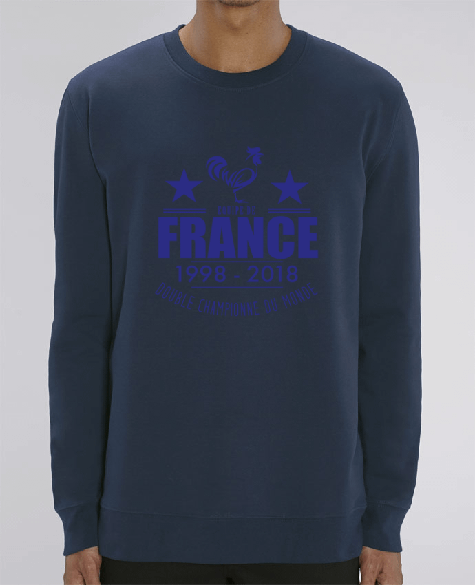 Sweat-shirt Equipe de france double championne du monde Par Yazz