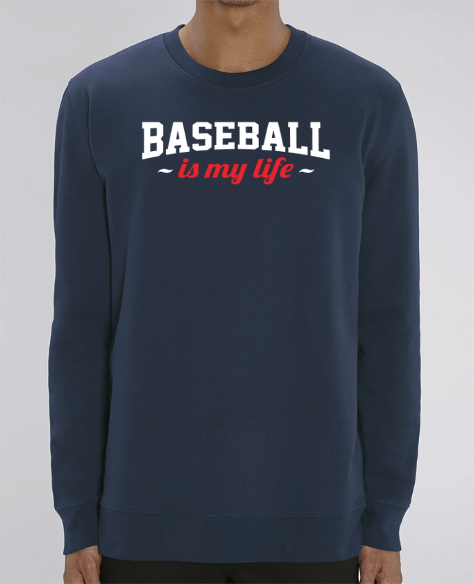 Unisex Crew Neck Sweatshirt 350G/M² Changer Baseball is my life Par Original t-shirt