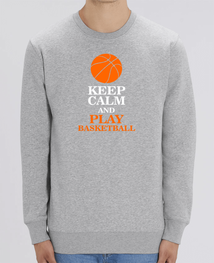 Unisex Crew Neck Sweatshirt 350G/M² Changer Keep calm and play basketball Par Original t-shirt