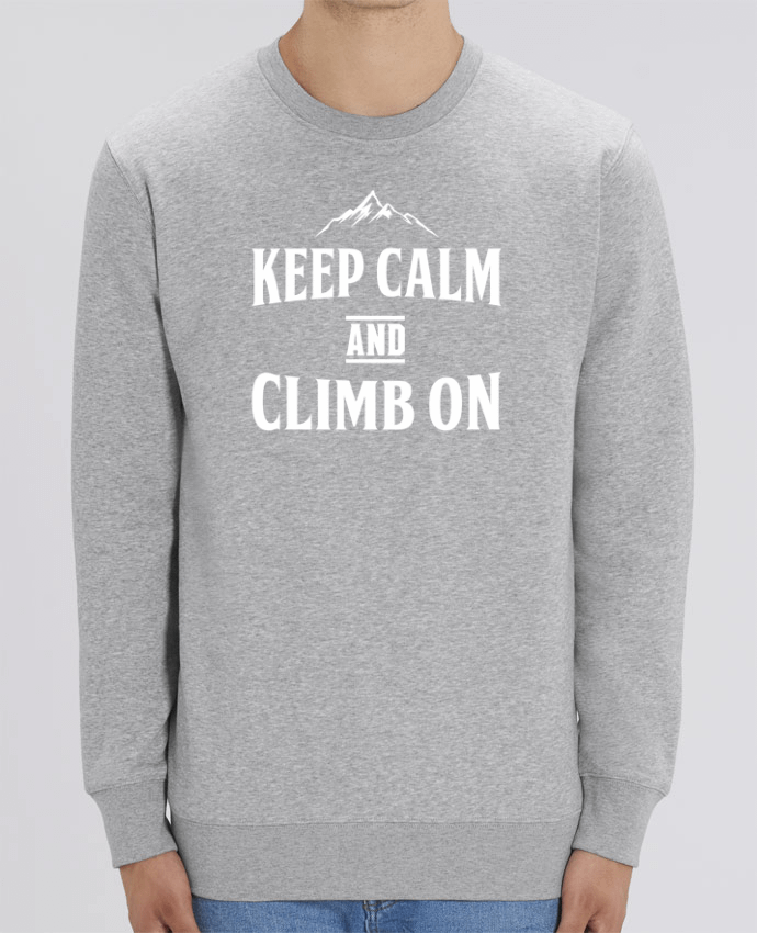 Unisex Crew Neck Sweatshirt 350G/M² Changer Keep calm and climb Par Original t-shirt