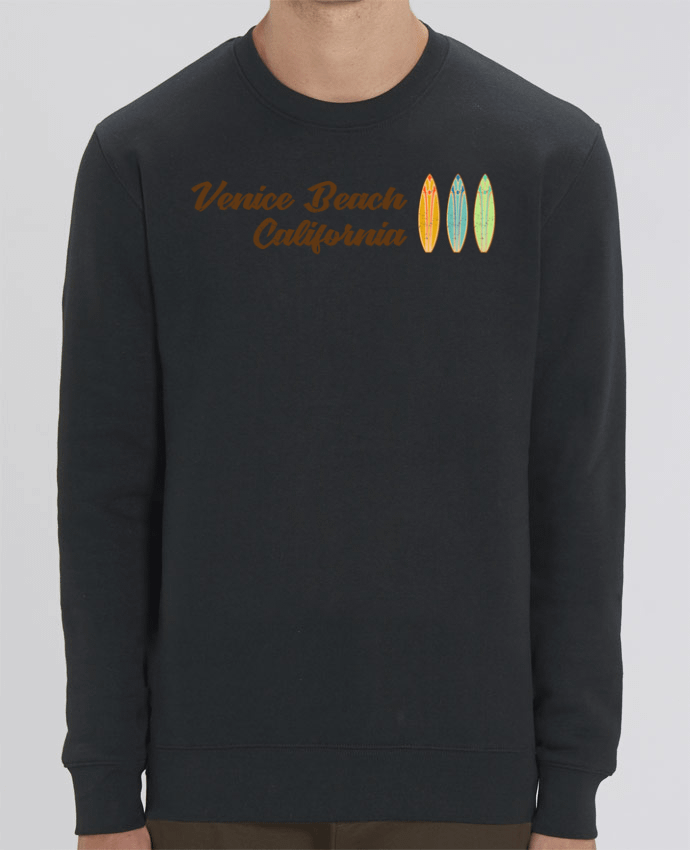 Unisex Crew Neck Sweatshirt 350G/M² Changer Venice Beach Surf Par tunetoo