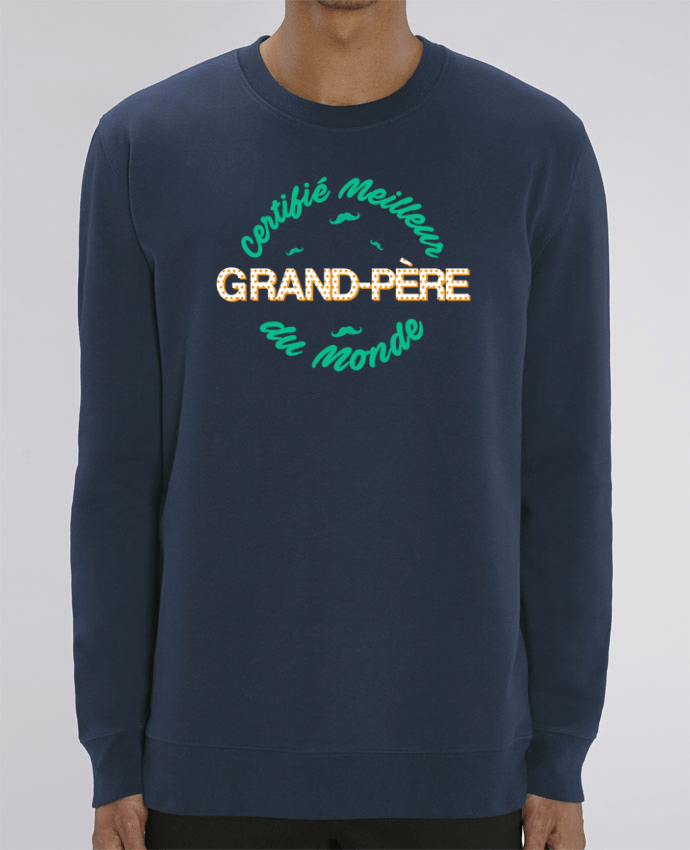 Sudadera Cuello Redondo Unisex 350gr Stanley CHANGER Certifié meilleur grand-père du monde Par tunetoo