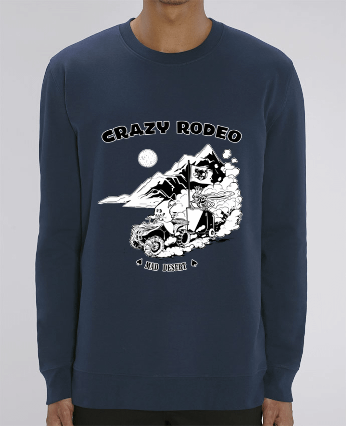 Unisex Crew Neck Sweatshirt 350G/M² Changer Crazy rodéo Par Tomi Ax - tomiax.fr