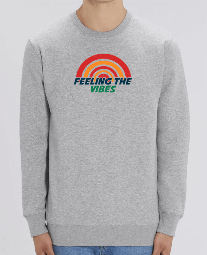 Unisex Crew Neck Sweatshirt 350G/M² Changer Feeling the vibes Par tunetoo