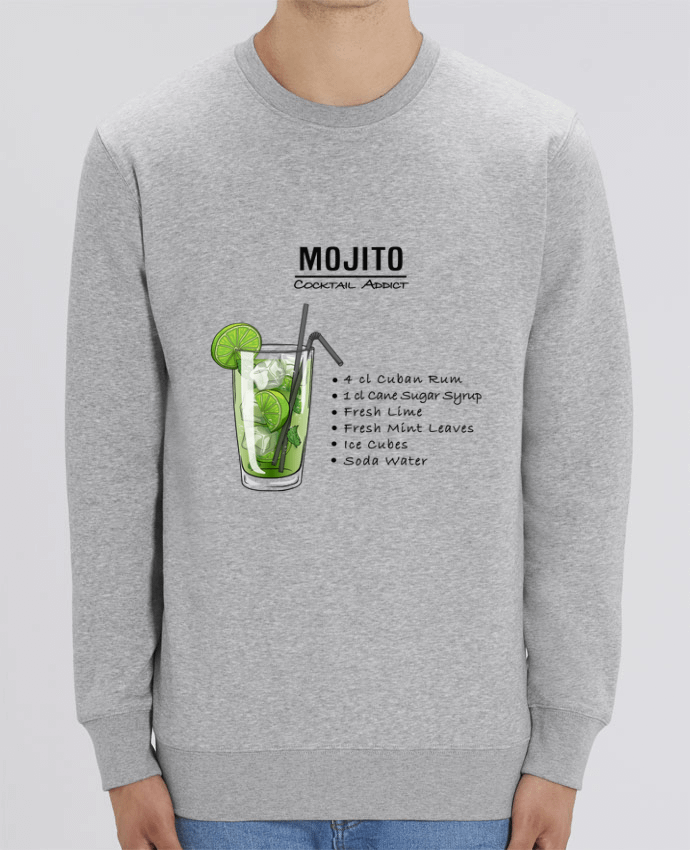 Unisex Crew Neck Sweatshirt 350G/M² Changer Cocktail Mojito Par Fnoul