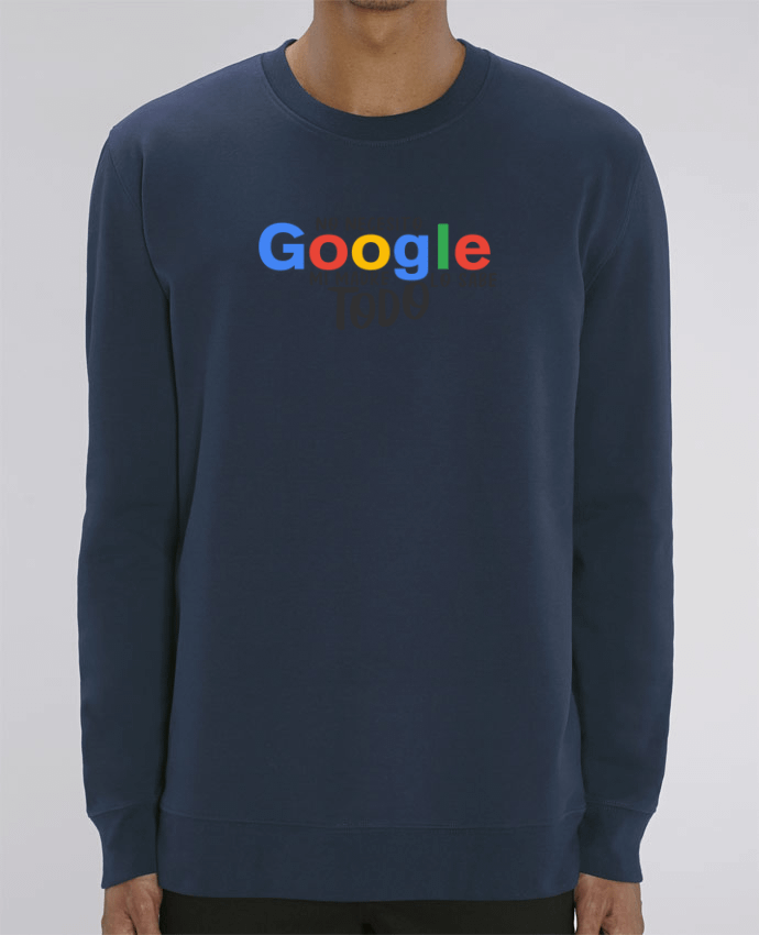 Unisex Crew Neck Sweatshirt 350G/M² Changer Google - Mi madre lo sabe todo Par tunetoo