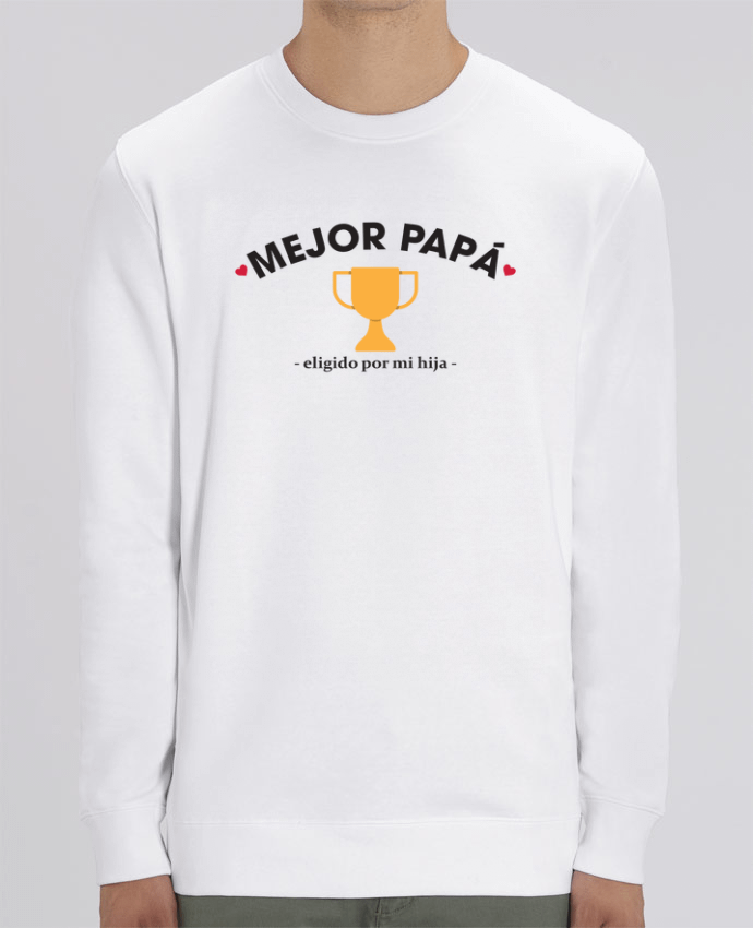 Sweat-shirt Mejor papá - eligido po mi hija - Par tunetoo