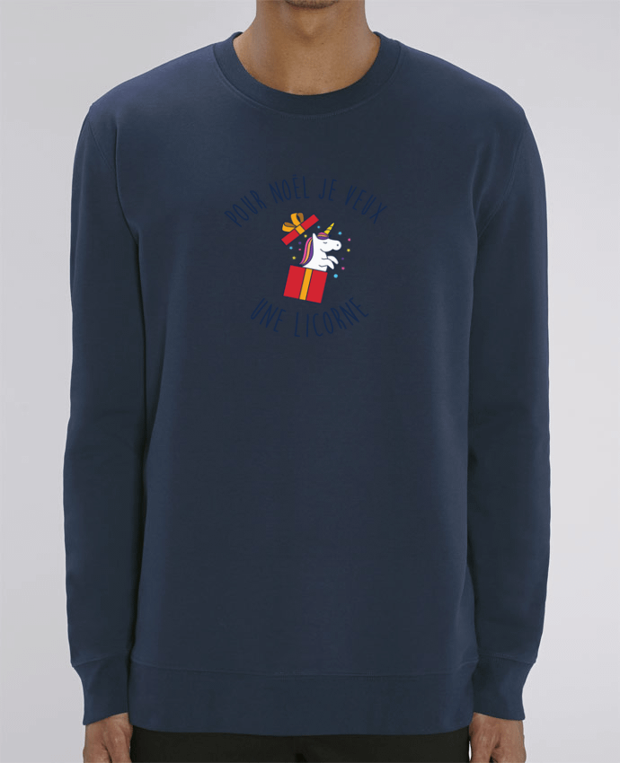 Sweat-shirt Noël - Je veux une licorne Par tunetoo