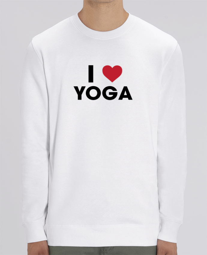Sweat-shirt I love yoga Par tunetoo