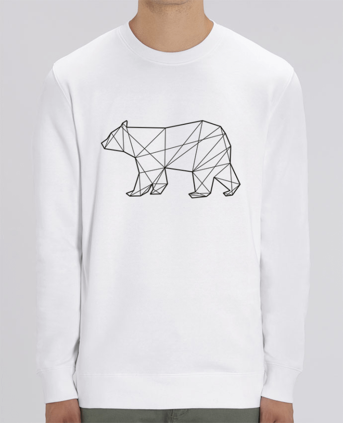 Unisex Crew Neck Sweatshirt 350G/M² Changer Polygonal Bear Par 