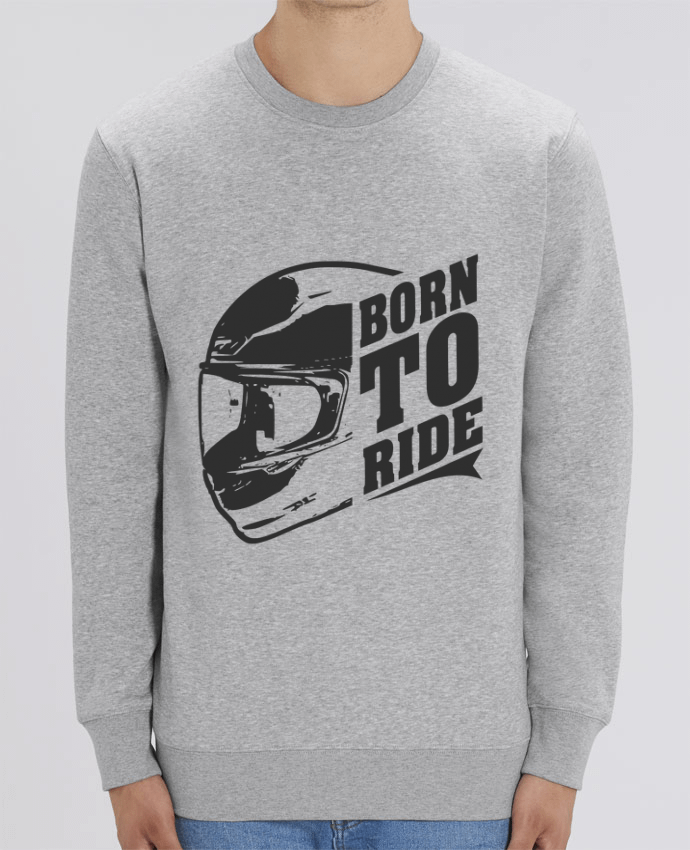 Unisex Crew Neck Sweatshirt 350G/M² Changer BORN TO RIDE Par SG LXXXIII