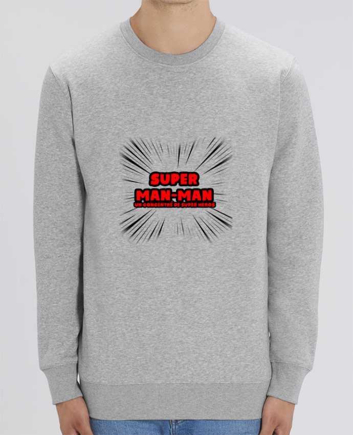 Unisex Crew Neck Sweatshirt 350G/M² Changer Super Man-Man Par lip