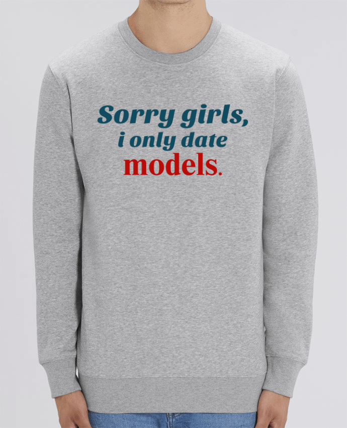 Unisex Crew Neck Sweatshirt 350G/M² Changer Je ne sors qu'avec des mannequins Par tunetoo