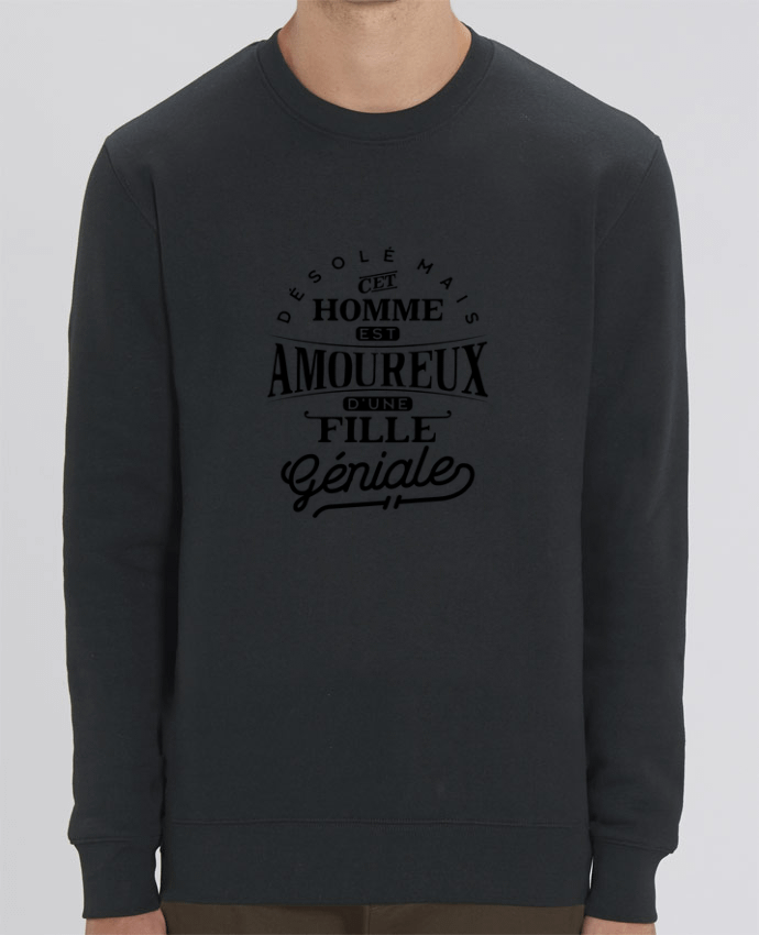 Unisex Crew Neck Sweatshirt 350G/M² Changer Amoureux fille géniale Par Original t-shirt