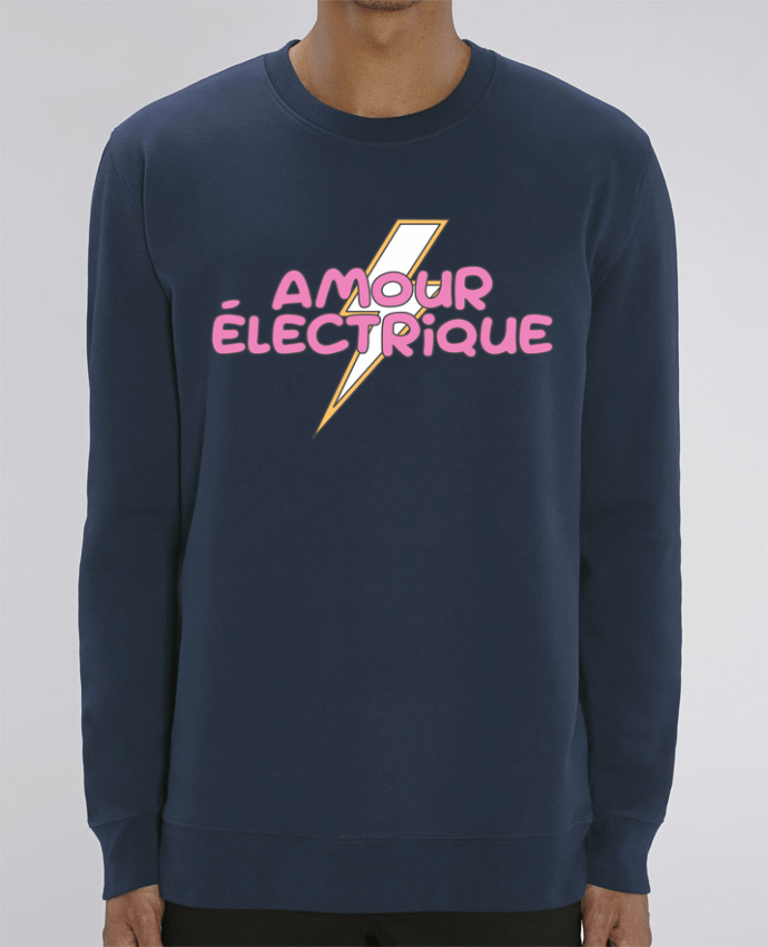 Unisex Crew Neck Sweatshirt 350G/M² Changer Amour électrique Par tunetoo