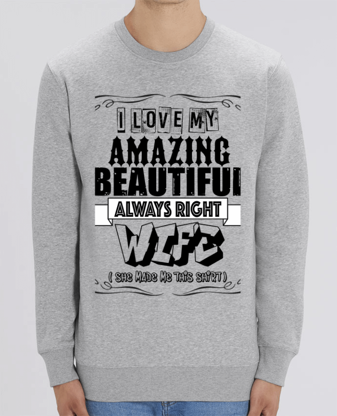 Sweat-shirt Love my wife Par Kennyken