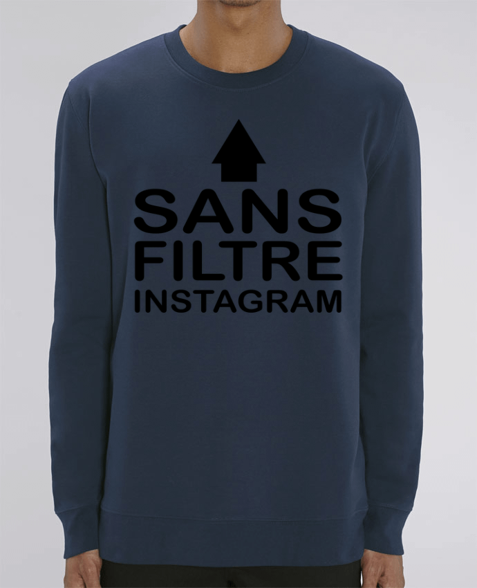 Unisex Crew Neck Sweatshirt 350G/M² Changer Sans filtre instagram Par jorrie