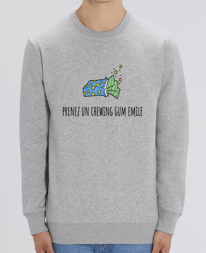 Unisex Crew Neck Sweatshirt 350G/M² Changer Prenez un chewing gum Emile, citation film la cité de la peur. Par Mlle Coco