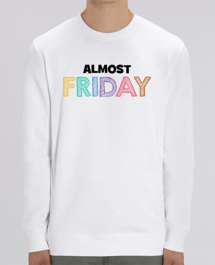 Unisex Crew Neck Sweatshirt 350G/M² Changer Almost Friday Par tunetoo