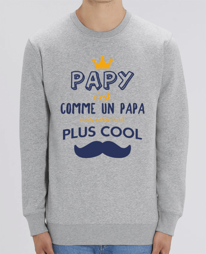Sweat-shirt Papy comme un papa en plus cool Par tunetoo