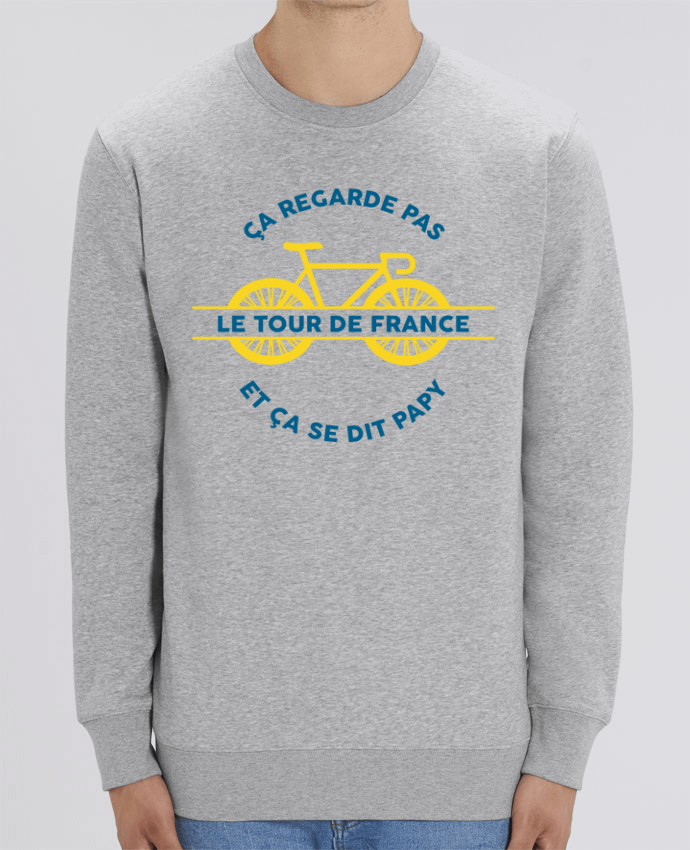 Unisex Crew Neck Sweatshirt 350G/M² Changer Papy - Tour de France Par tunetoo