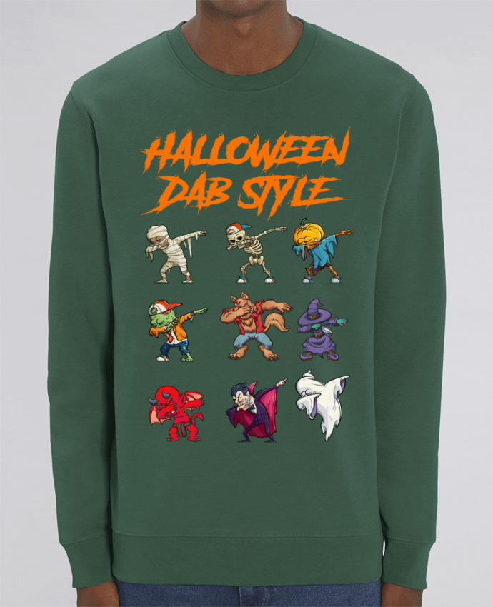 Sweat Col Rond Unisexe 350gr Stanley CHANGER HALLOWEEN DAB STYLE Par fred design