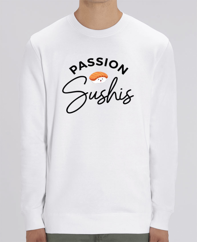 Unisex Crew Neck Sweatshirt 350G/M² Changer Passion Sushis Par Nana