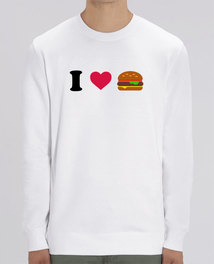 Sweat-shirt I love burger Par tunetoo