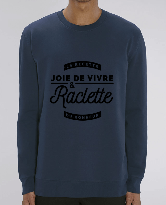 Sweat-shirt Joie de vivre et raclette Par Rustic