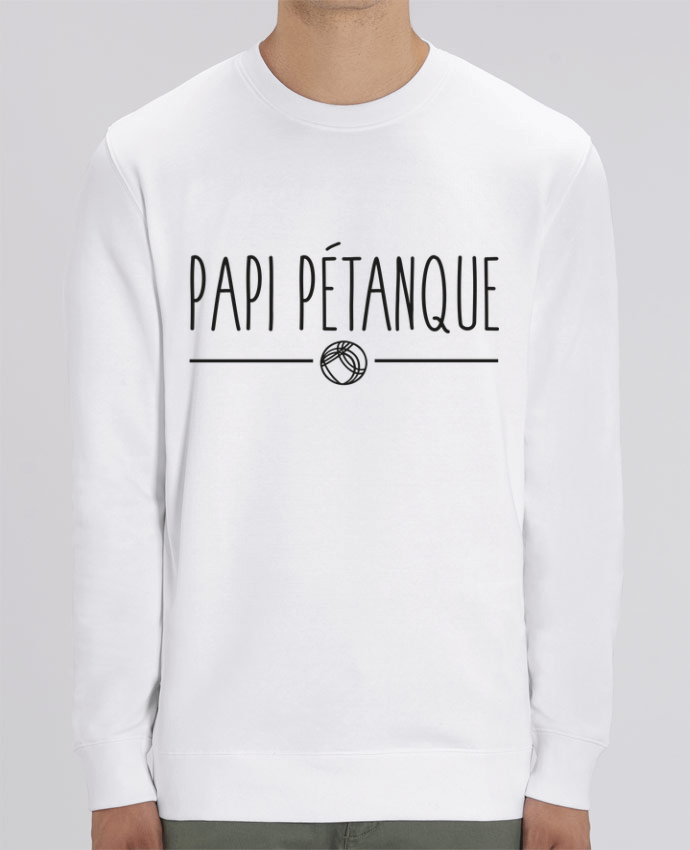 Sweat-shirt Papi pétanque Par FRENCHUP-MAYO