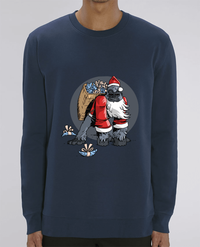 Sweat-shirt Le Noël du Gorille Par Tomi Ax - tomiax.fr
