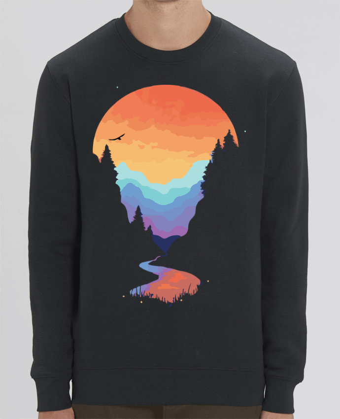 Sweat-shirt Paysage de montagne Par jorrie