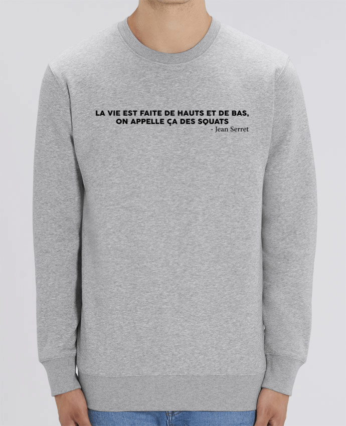 Sweat-shirt La vie est faite de hauts et de bas - Homme Par tunetoo