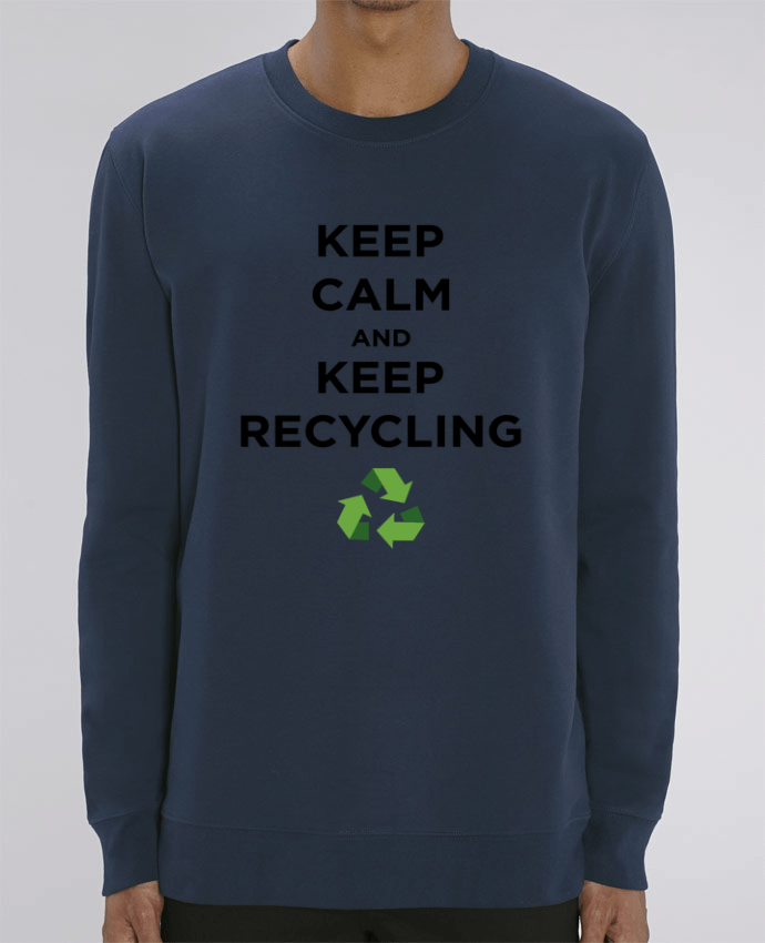 Sweat-shirt Keep calm and keep recycling Par tunetoo