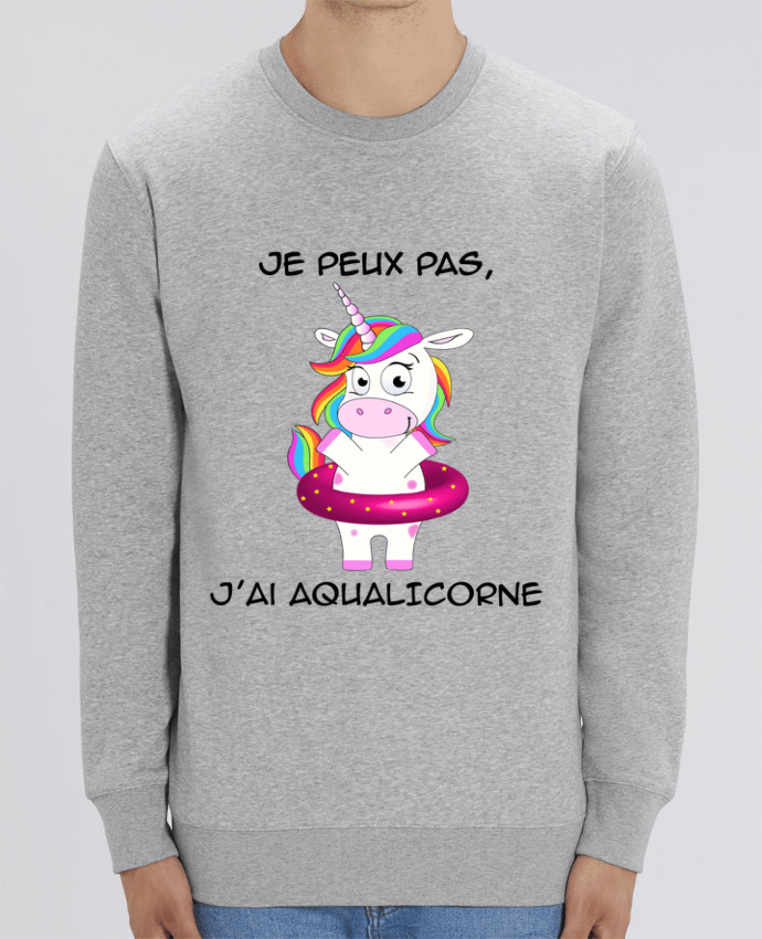 Unisex Crew Neck Sweatshirt 350G/M² Changer Aqualicorne Par Nathéo