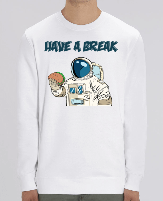 Unisex Crew Neck Sweatshirt 350G/M² Changer astronaute - have a break Par jorrie