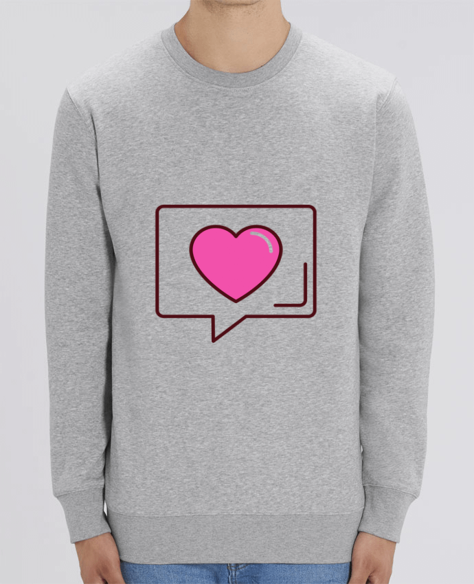 Unisex Crew Neck Sweatshirt 350G/M² Changer Message d'amour Par SébCreator