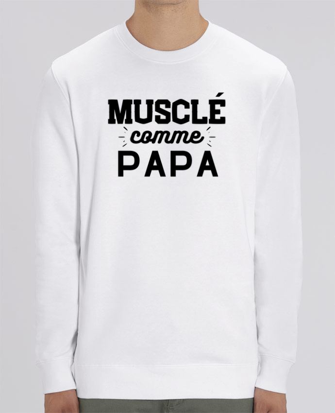 Unisex Crew Neck Sweatshirt 350G/M² Changer Musclé comme papa Par T-shirt France
