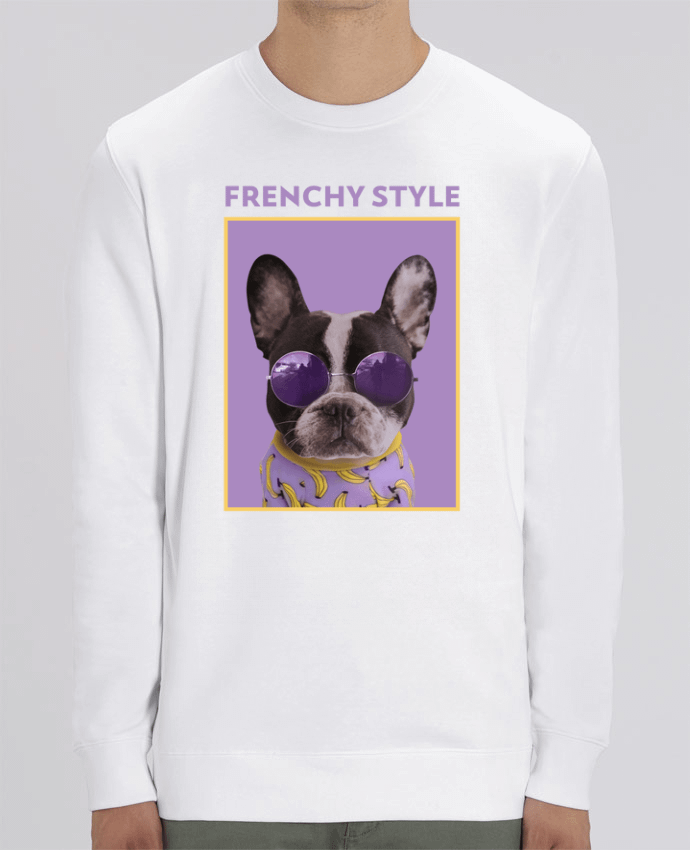Unisex Crew Neck Sweatshirt 350G/M² Changer Frenchy Style Par La boutique de Laura