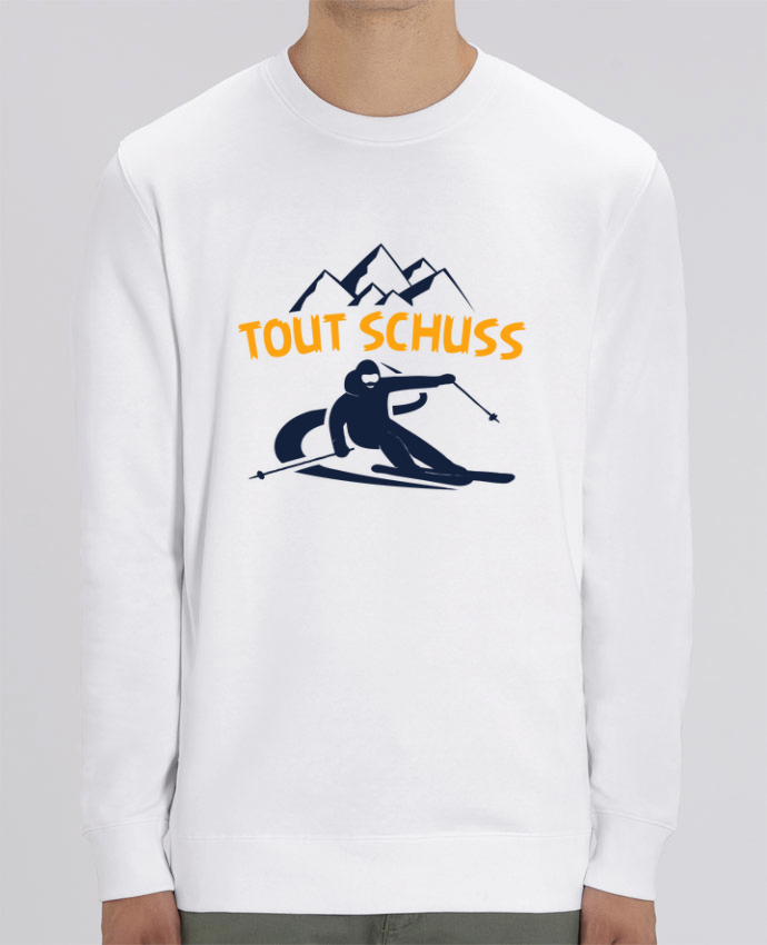 Unisex Crew Neck Sweatshirt 350G/M² Changer Tout Schuss - Ski Par tunetoo