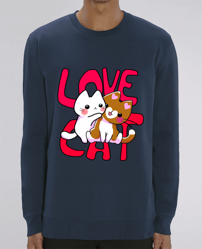 Sweat-shirt Amor de Gato Par MaaxLoL