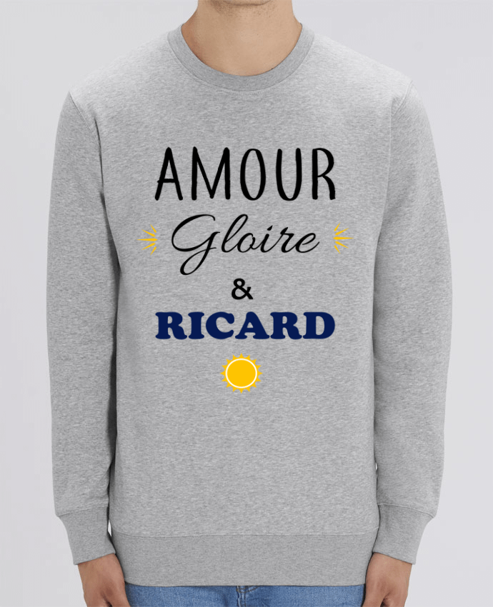 Sweat-shirt Amour gloire & ricard Par La boutique de Laura