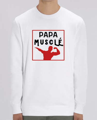 Sweat-shirt Papa musclé cadeau fête des pères musculation Par FAPROD