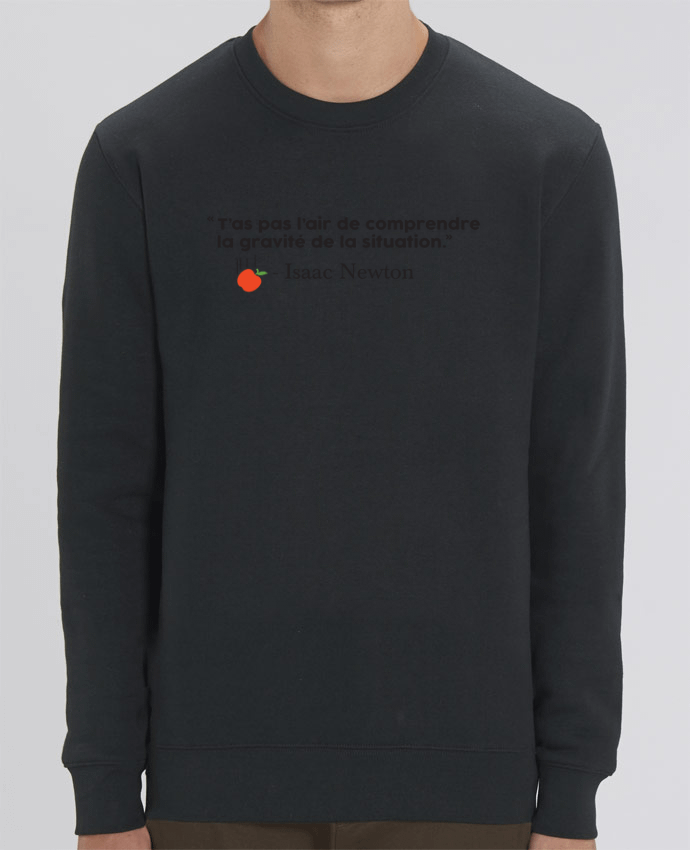 Sweat-shirt Blague Gravité - Isaac Newton Par tunetoo