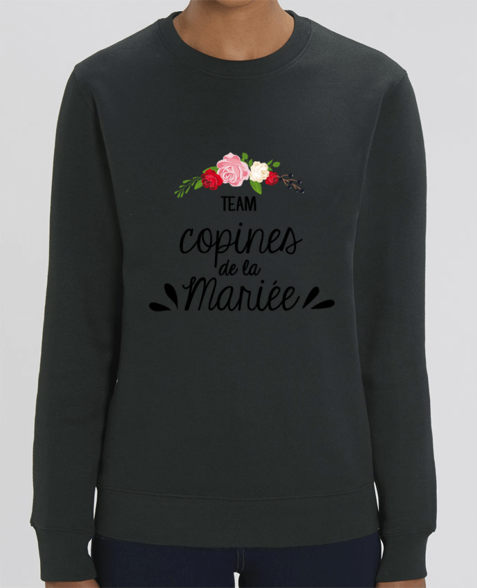 Sweat-shirt TEAM COPINES DE LA MARIEE Par FRENCHUP-MAYO