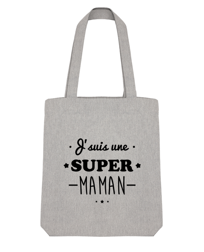 Bolsa de Tela Stanley Stella J'suis une super maman, cadeau fête des mères por Benichan 
