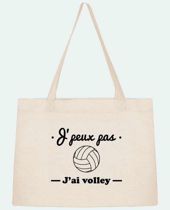 Shopping tote bag Stanley Stella J'peux pas j'ai volley , volleyball, volley-ball by Benichan