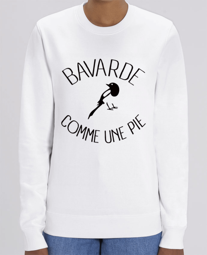 Sweat-shirt Bavarde comme une Pie Par Freeyourshirt.com